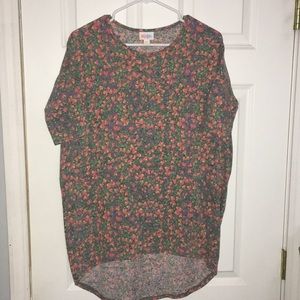 LuLaRoe Irma ~ XXS ~ Like New ~ Soft Floral Print